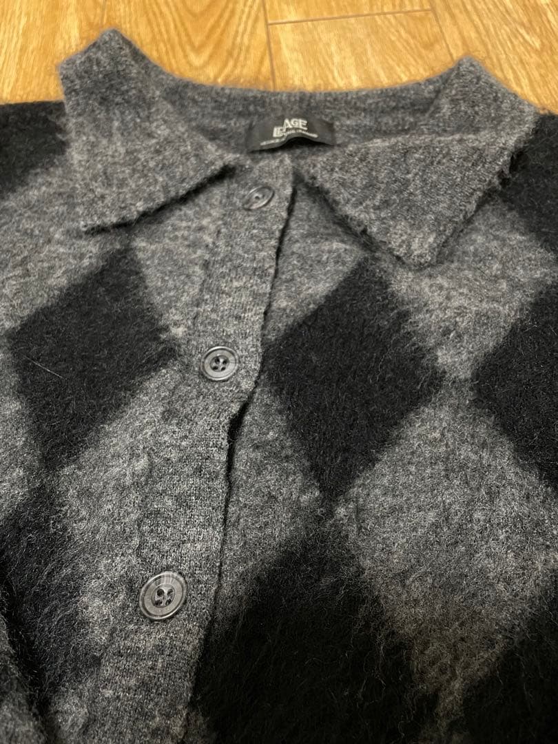 JOURNAL STANDARD LESSAGE アーガイルニットカーディガン