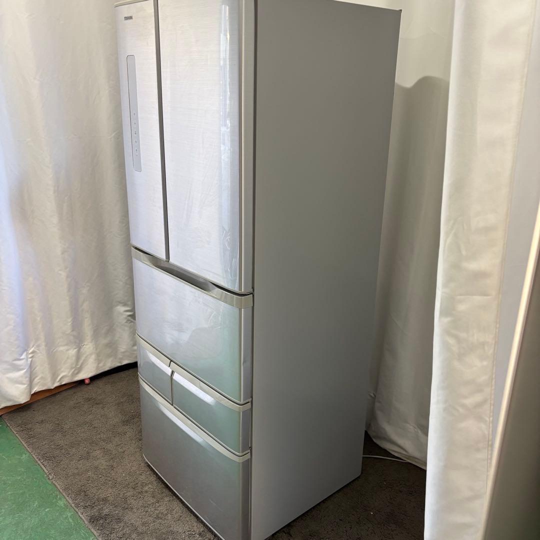 973a　東芝　冷蔵庫　500-600ℓ　フレンチドア　ベジータ　設置無料　安い