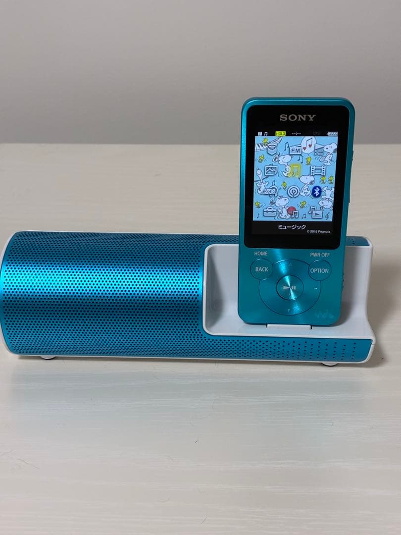 SONY ウォークマン スピーカー付き SNOOPY仕様 メタリックブルー