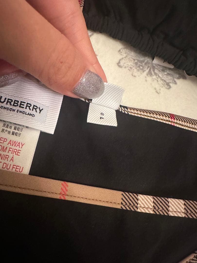 Burberry ブラック セパレート水着 S