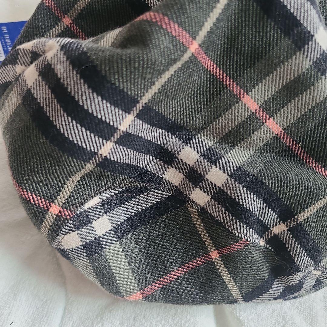 未使用　タグ付き　Burberry チェック柄 キャスケット