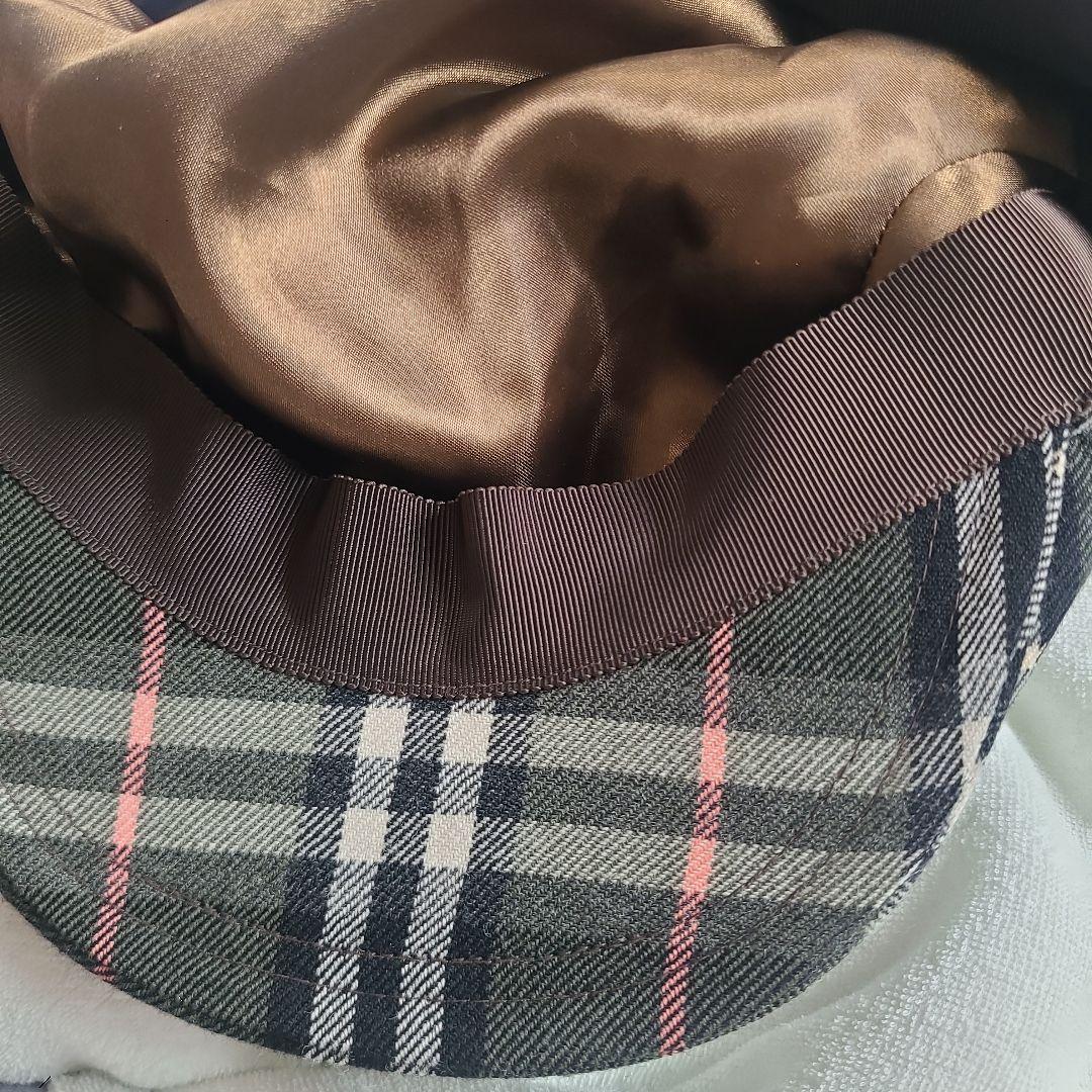 未使用　タグ付き　Burberry チェック柄 キャスケット