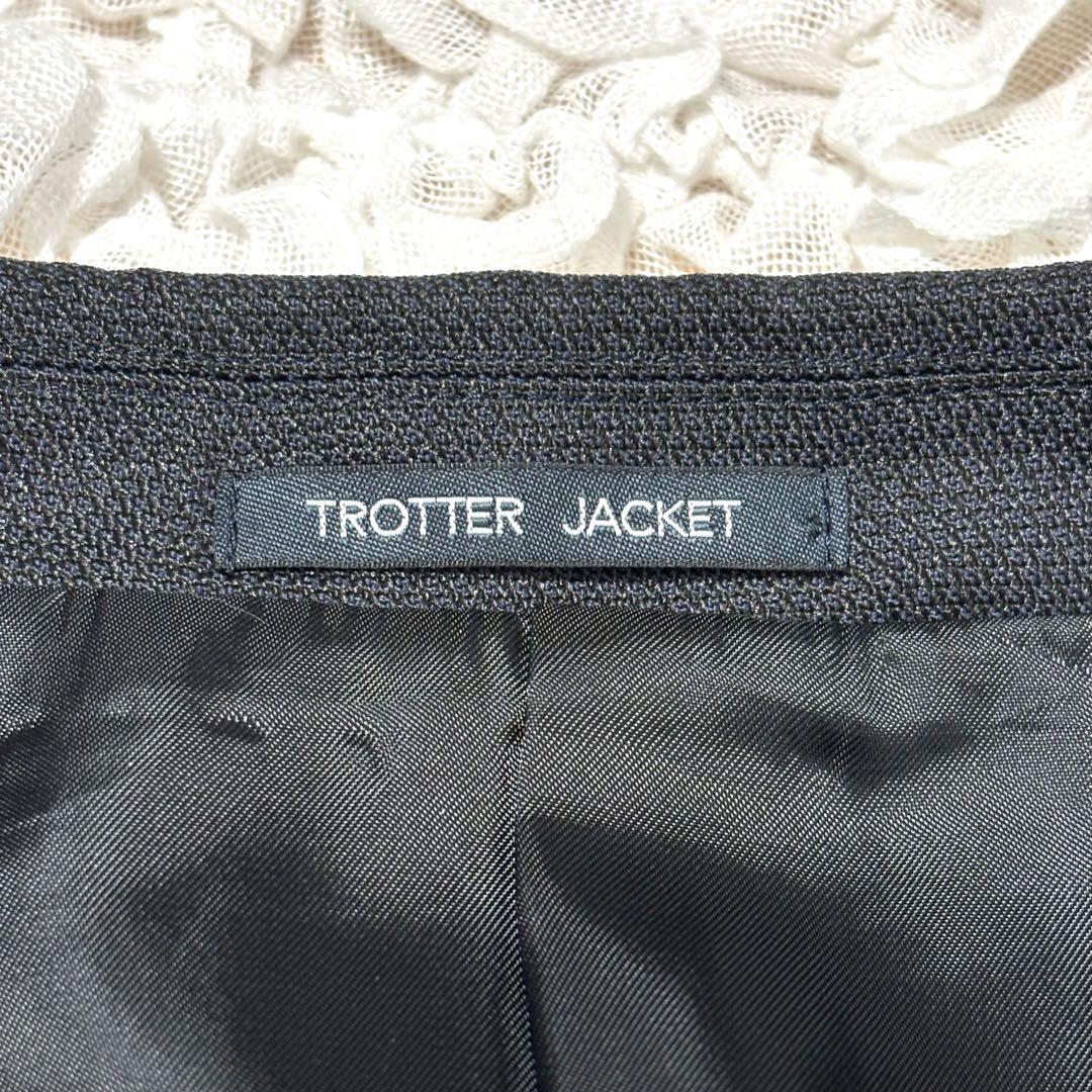 美品 マッキントッシュフィロソフィー テーラード トロッター 洗える 黒 38L