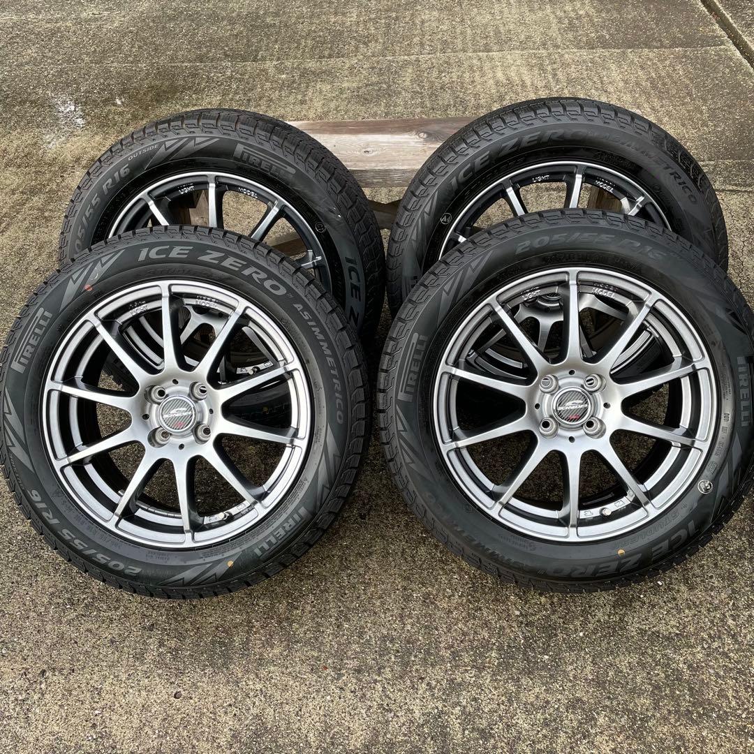 PIRELLI ICE ZERO 205/55 R16 ホイール4本セット