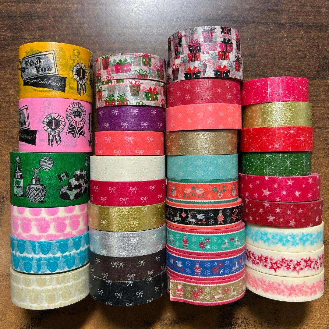 【レア】【廃盤】マスキングテープ　マークス　キッチンデコ　リボン　クリスマス