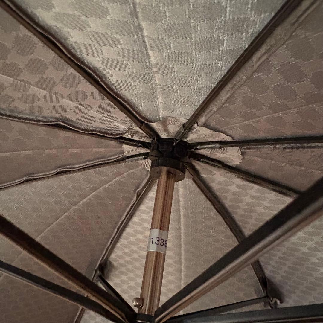 新品 CELINE セリーヌ マカダム柄 長傘 グレー