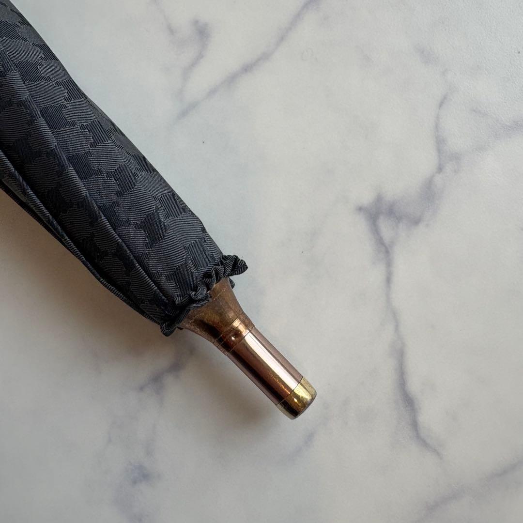 新品 CELINE セリーヌ マカダム柄 長傘 グレー