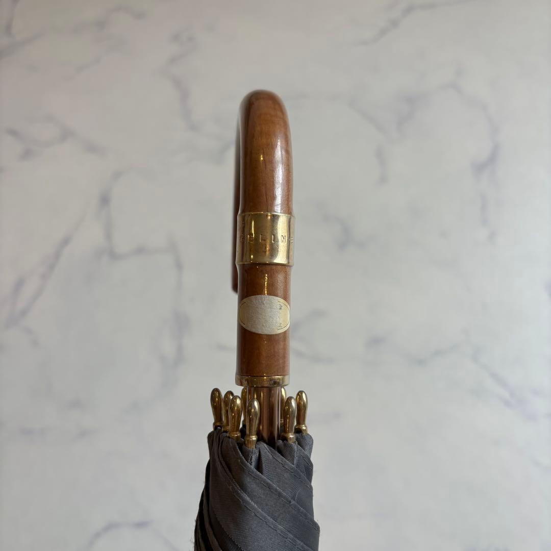 新品 CELINE セリーヌ マカダム柄 長傘 グレー