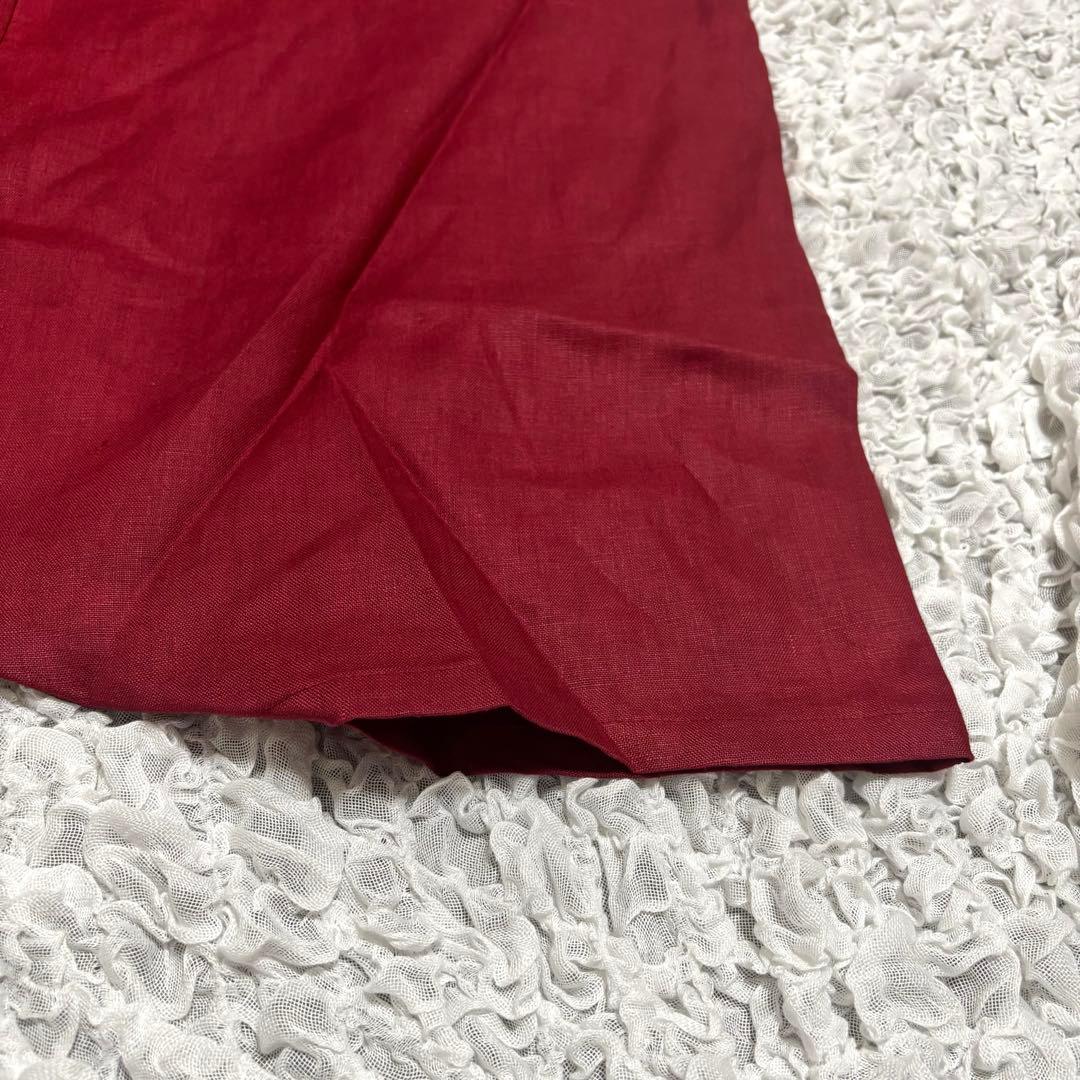 【新品未使用】SOU・SOU 麻　富士　こきひ×雲間に菊　サルエルパンツ