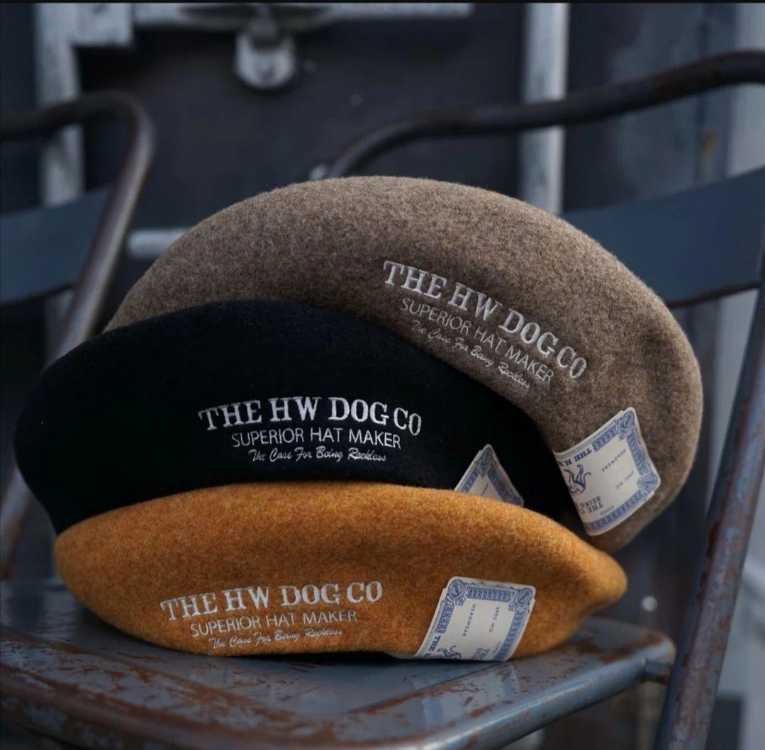 THE HW DOG CO ベレー帽 ブラック