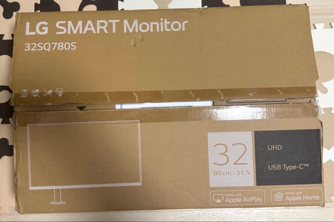 LG 4K スマートモニター 32SQ780S-W/31.5インチ