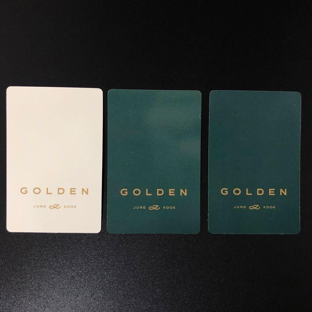 BTS ジョングク JUNGKOOK GOLDEN アメリカ 限定 グク 全3枚