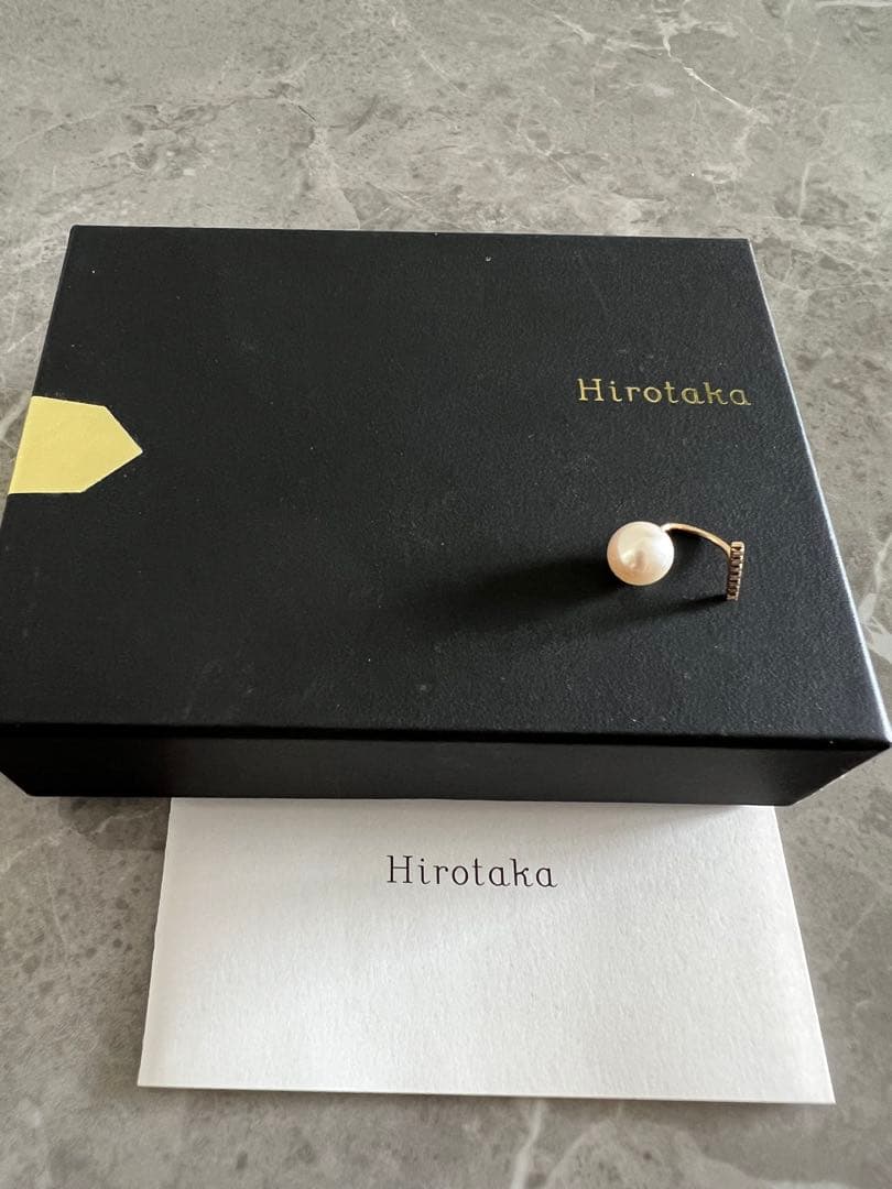 ヒロタカ★Hirotaka PGB03 ダイヤ×パール ピアス（右耳用）