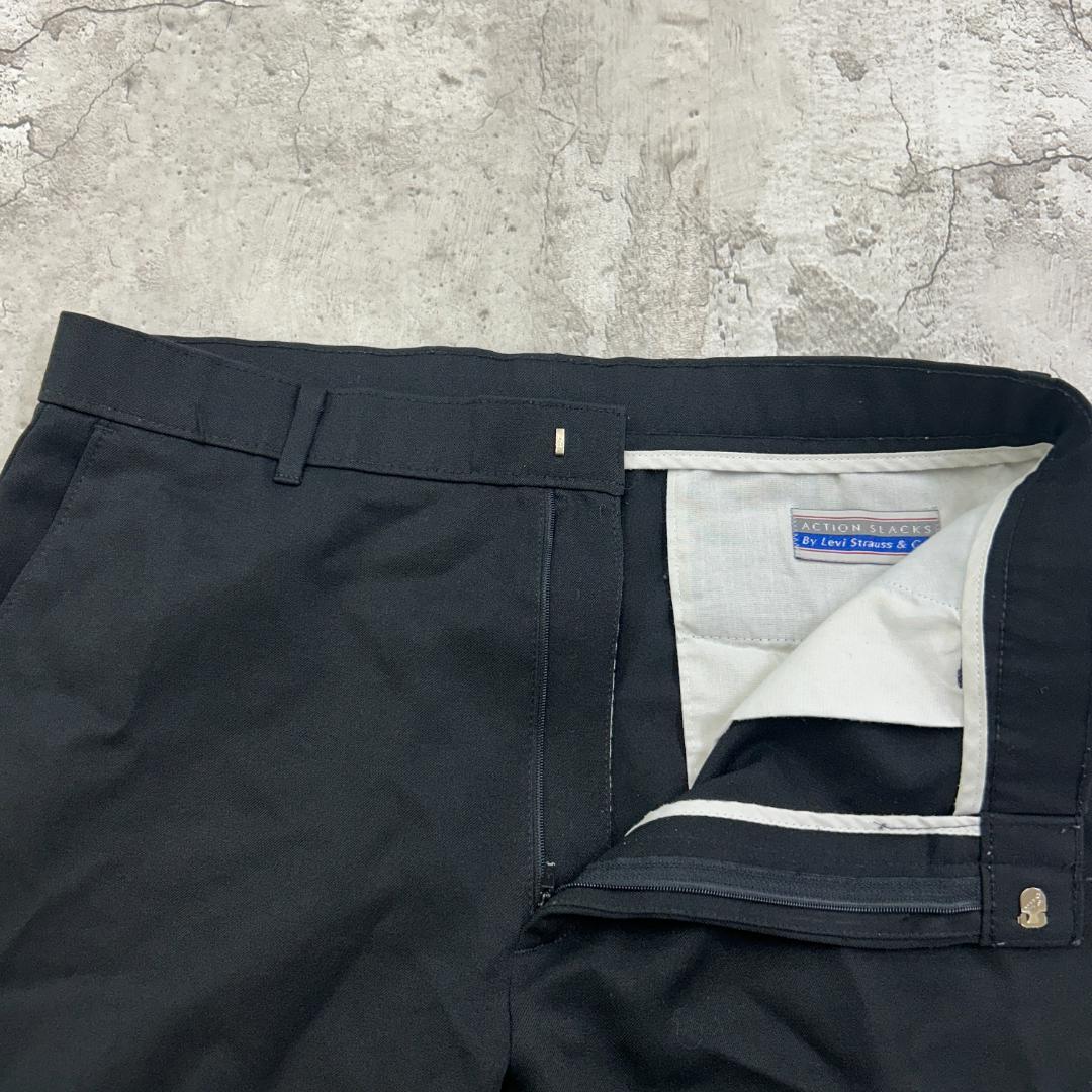 ト*ラ様 リーバイス　90s　アクションスラックス　スラックス　古着　ブラック