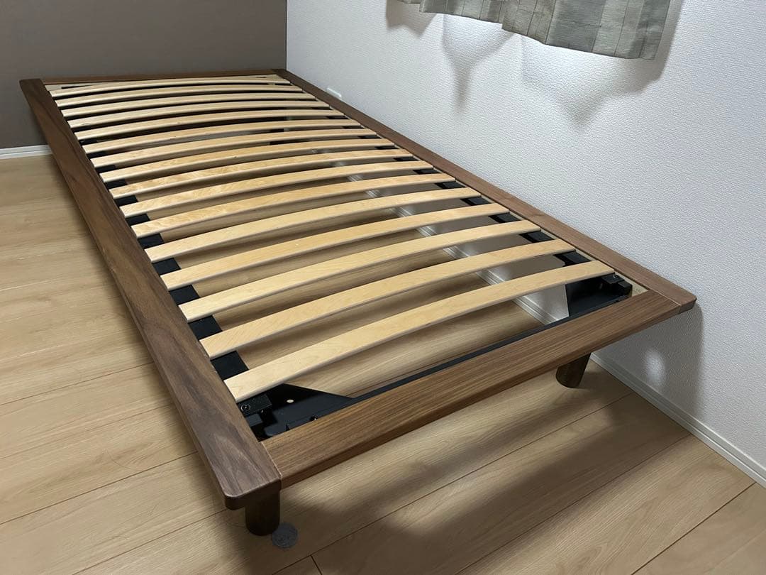 M*a様 無印良品　シングルベッドフレーム　ウォルナット