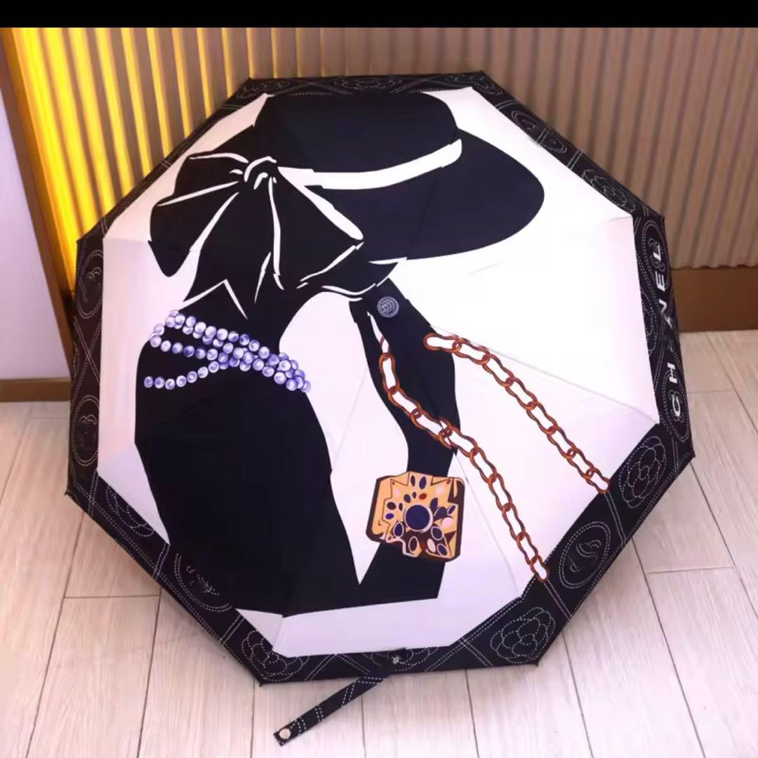 cc晴雨兼用折りたたみ傘　日傘　UVカット