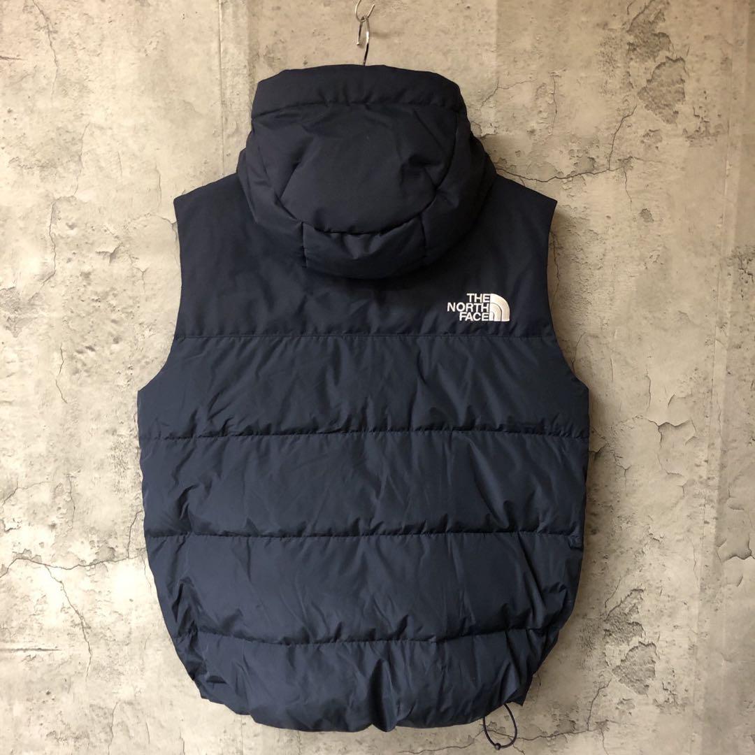 美品　ザノースフェイス　ダウンベスト　キルティングベスト　ネイビー　メンズL