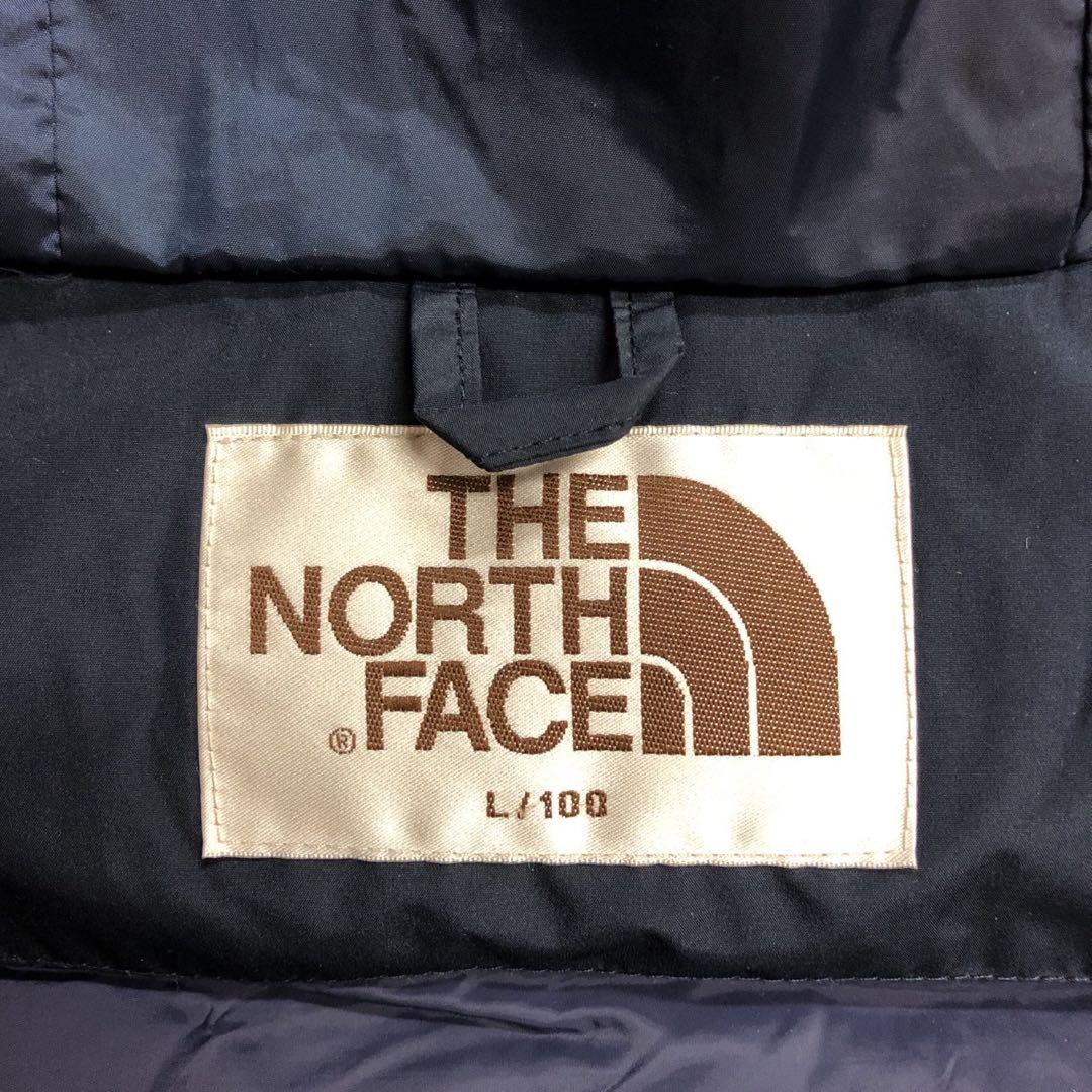 美品　ザノースフェイス　ダウンベスト　キルティングベスト　ネイビー　メンズL