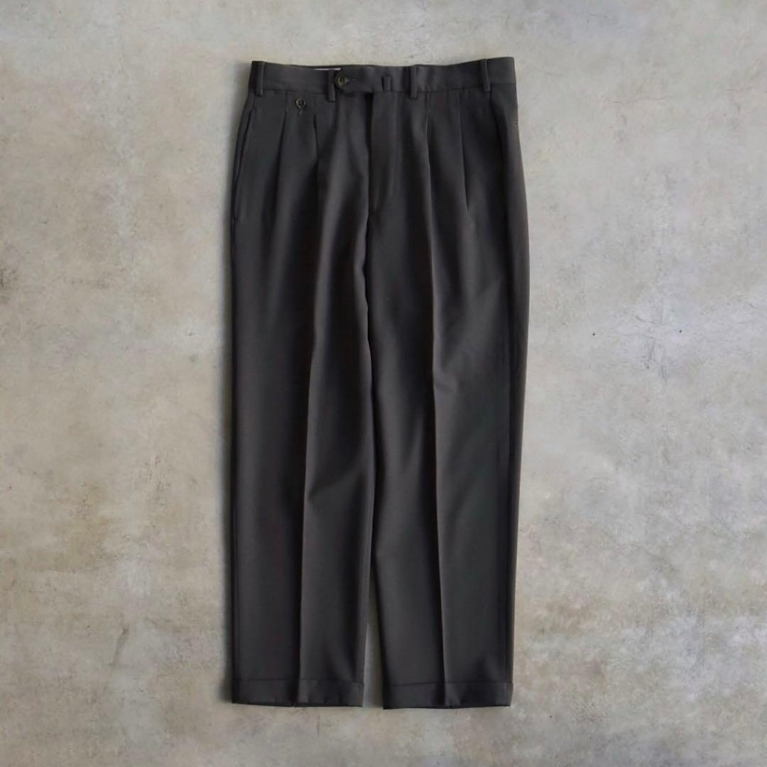 90s Façonnableファソナブル ツータックスラックス W34 L30