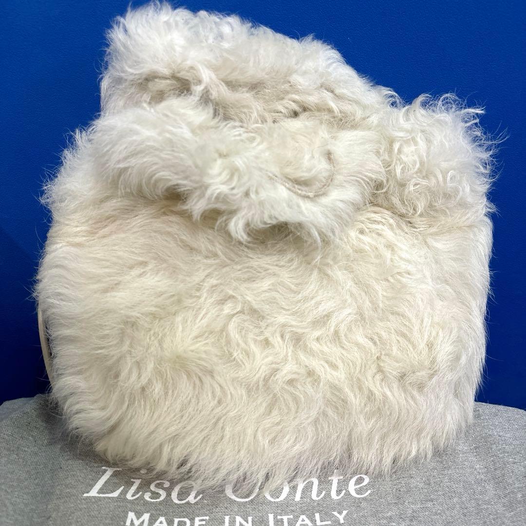 lisa conte ファー リバーシブル バッグ ヤマダヤ リサコンテ