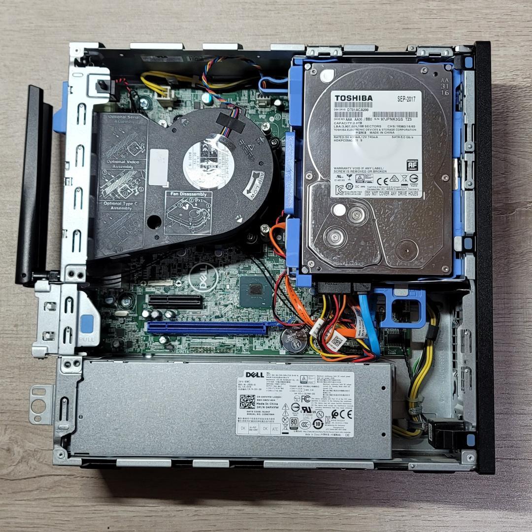 Corei5 9500／無線LAN内蔵／16GB／SSD512G／HDD2TB③