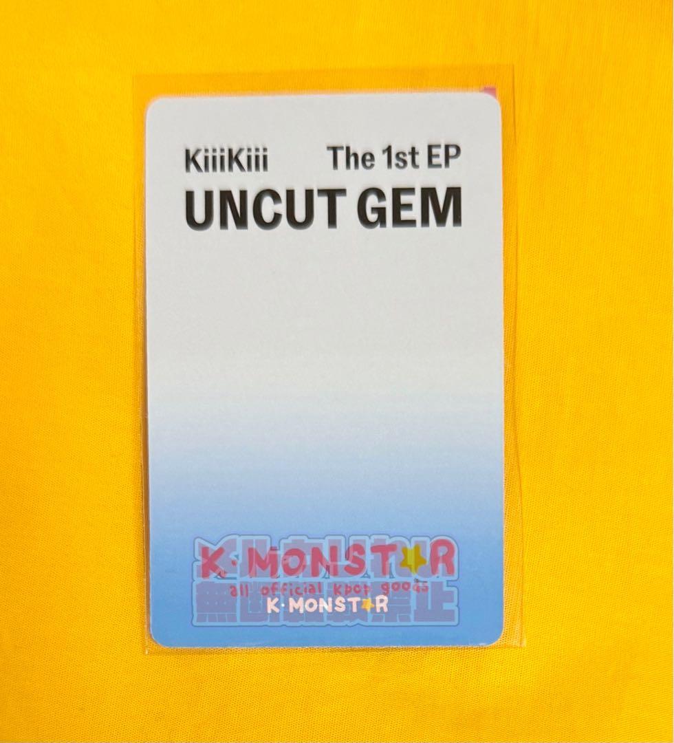 Kiiikiii スイ UNCUT GEM kmonstar ヨントン トレカ