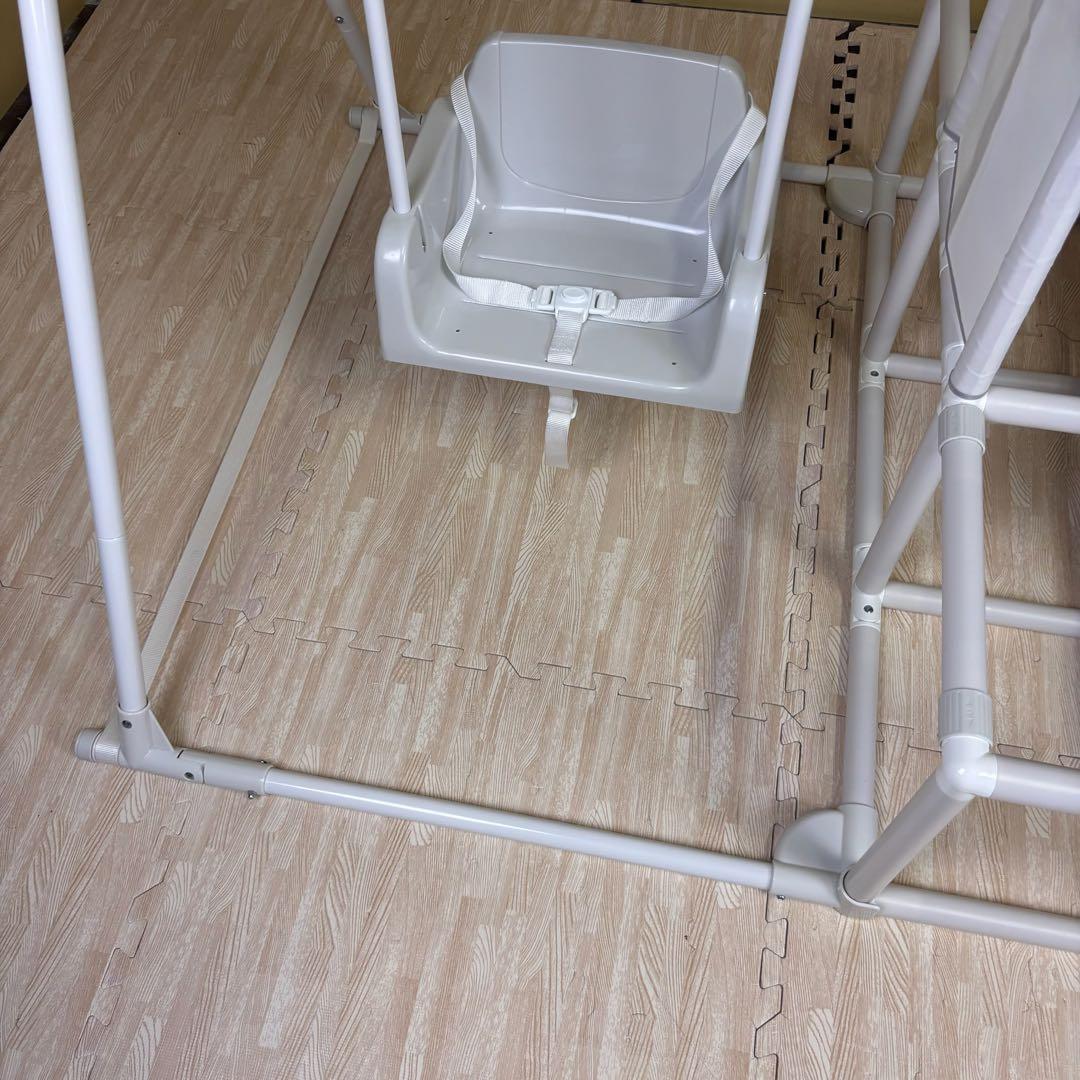 除菌清掃済　☆美品☆　野中製作所　マイファーストキッズパーク　ホワイト