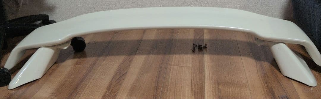 CR-Z無限風リアスポイラー パールホワイト塗装み使用品