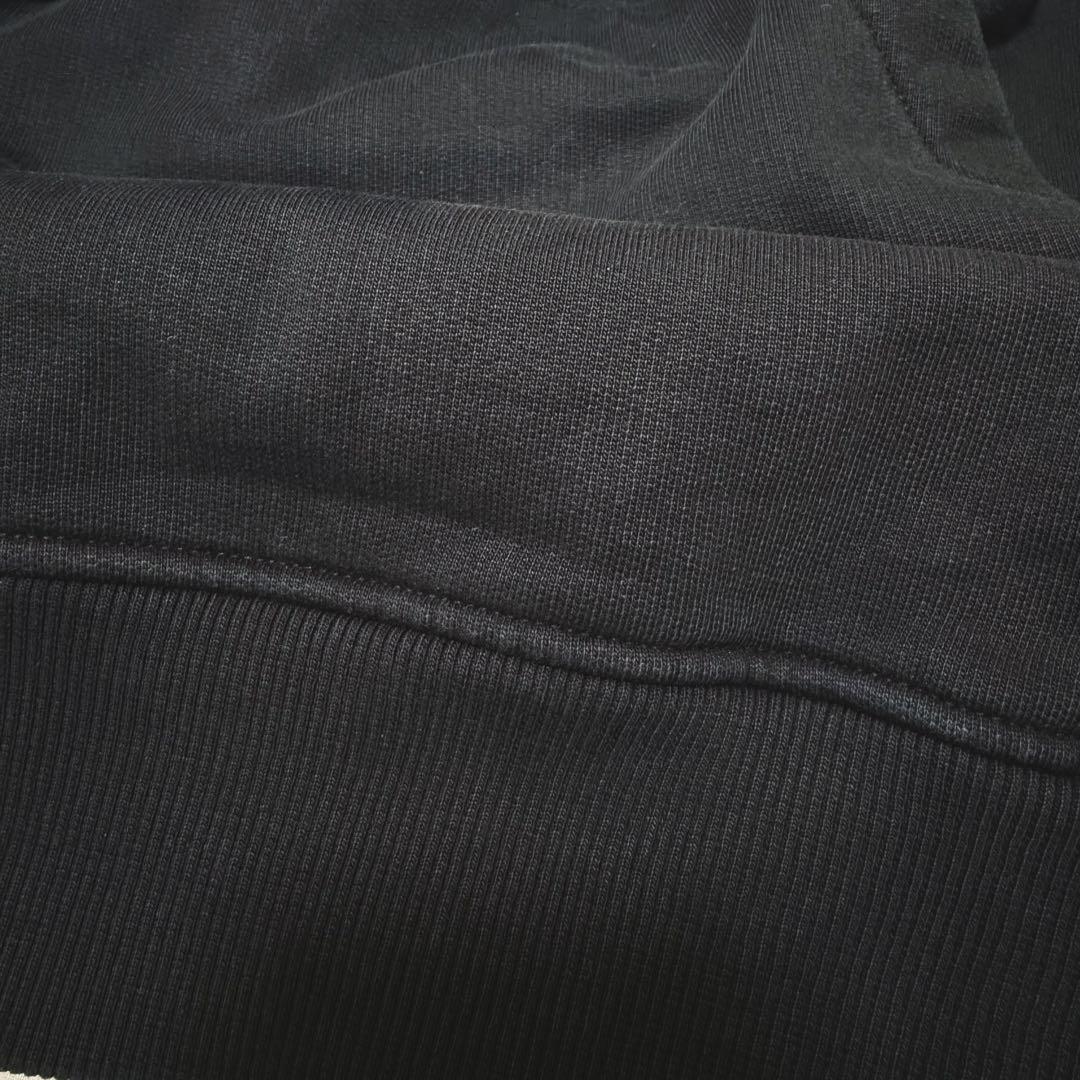 AMI PARIS アミパリス フーディ パーカー ブラック ワッペン