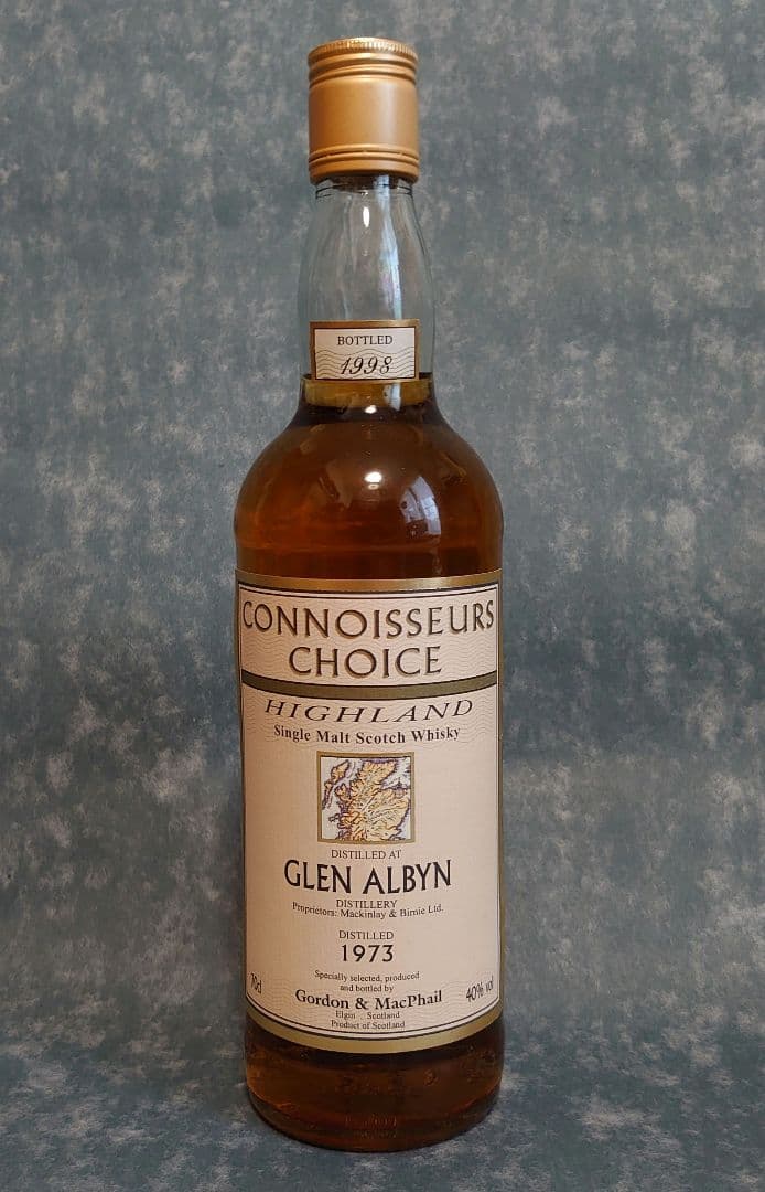 【閉鎖蒸留所】グレンアルビン/コニサーズチョイス25年　ゴードン＆マクファイル