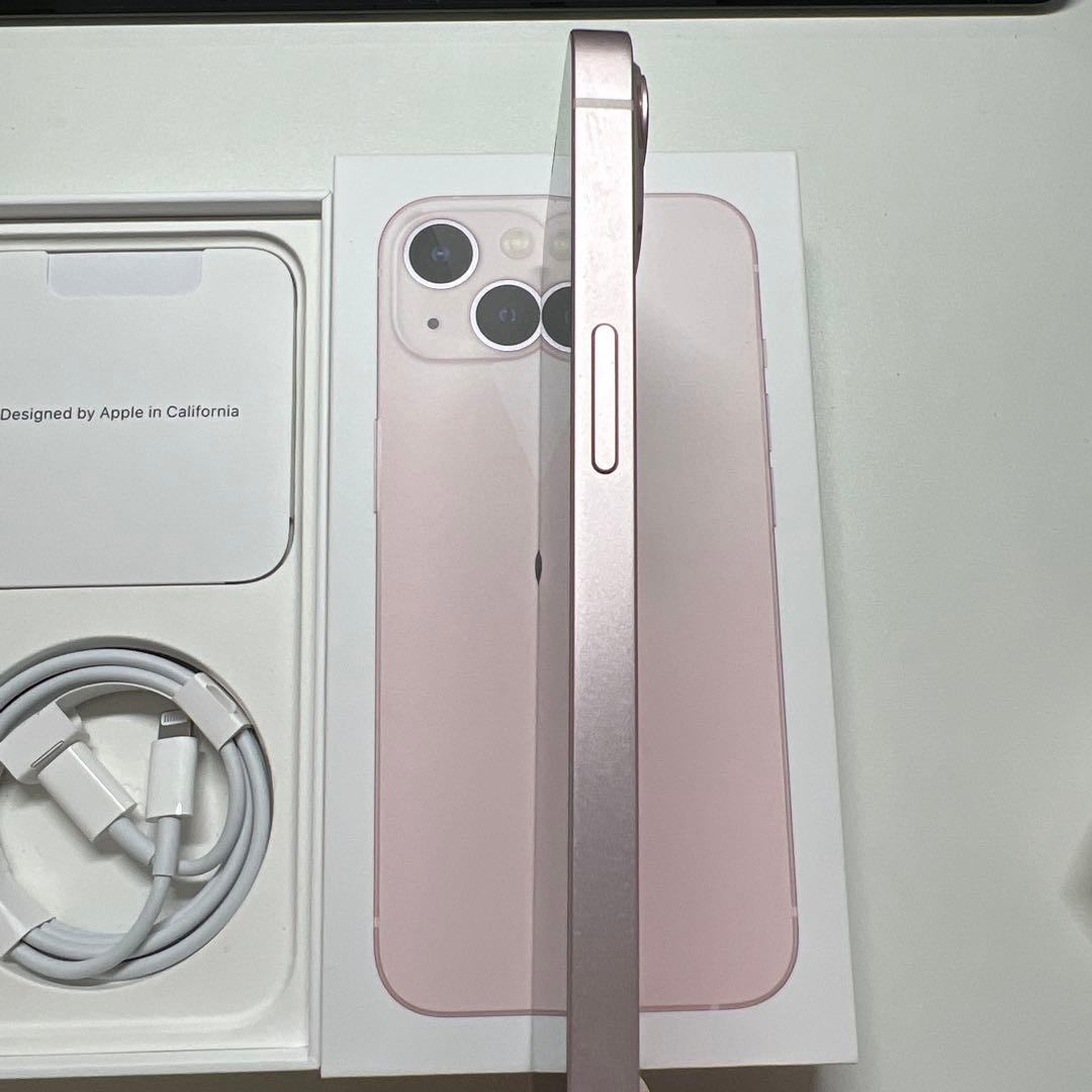 【美品】iPhone13 128GB ピンク87%
