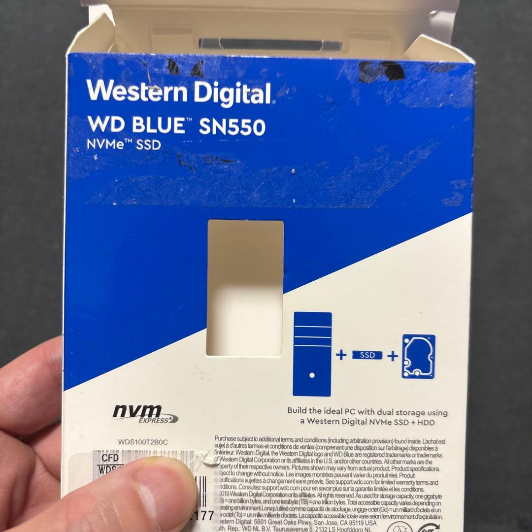 ウエスタンデジタル 内蔵SSD 1TB WD Blue SN550