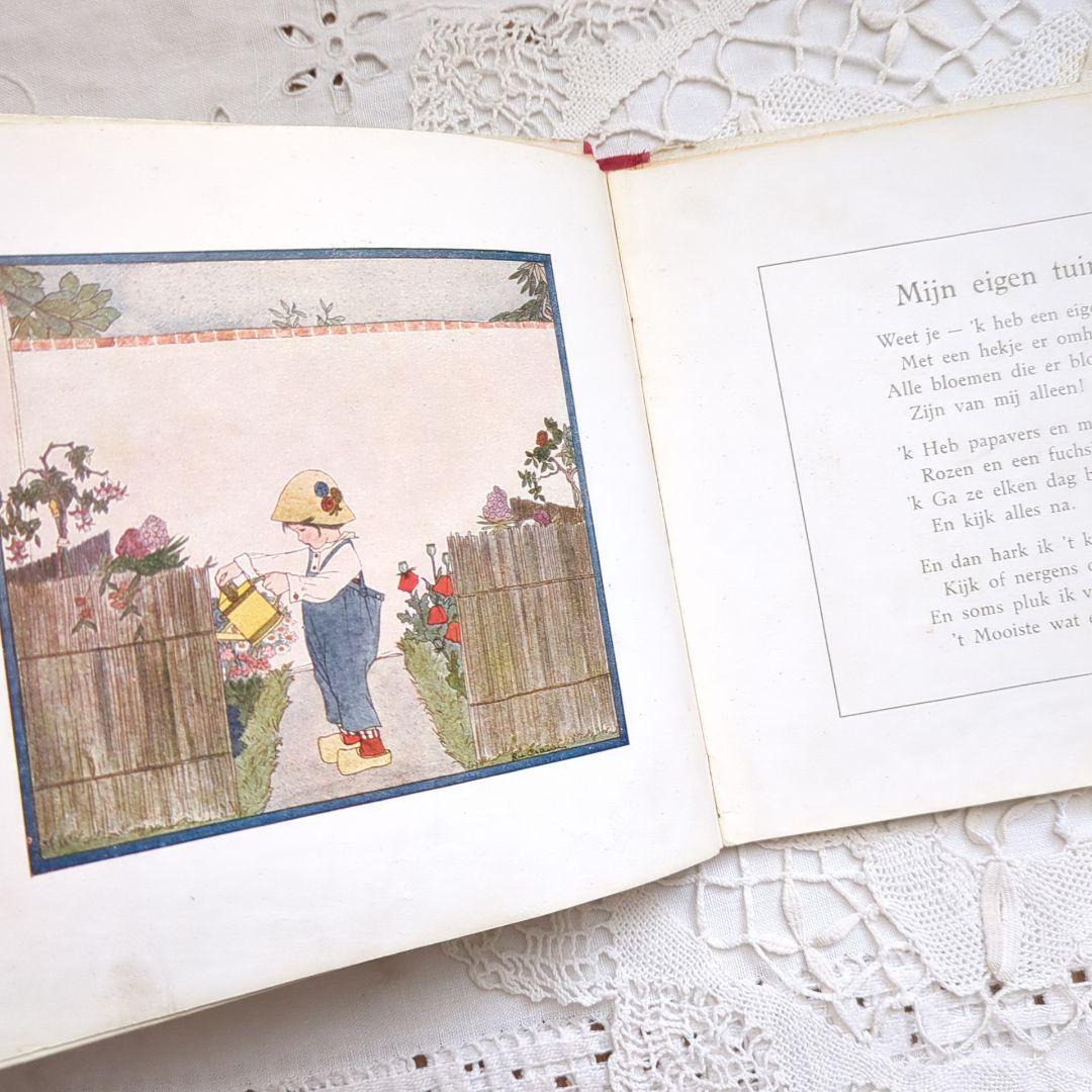 稀少1916アンティーク絵本 洋書古書 児童書 ヴィクトリアン ヴンテージ