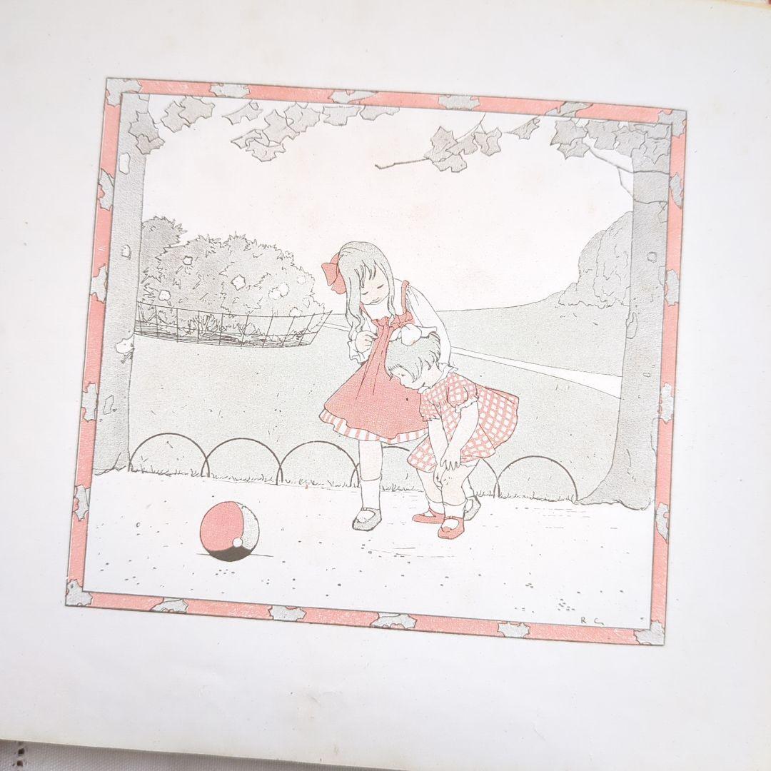 稀少1916アンティーク絵本 洋書古書 児童書 ヴィクトリアン ヴンテージ