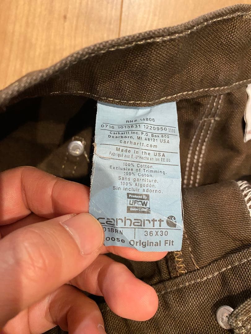 Carhartt カーハート USA製 ダブルニー アメリカ製