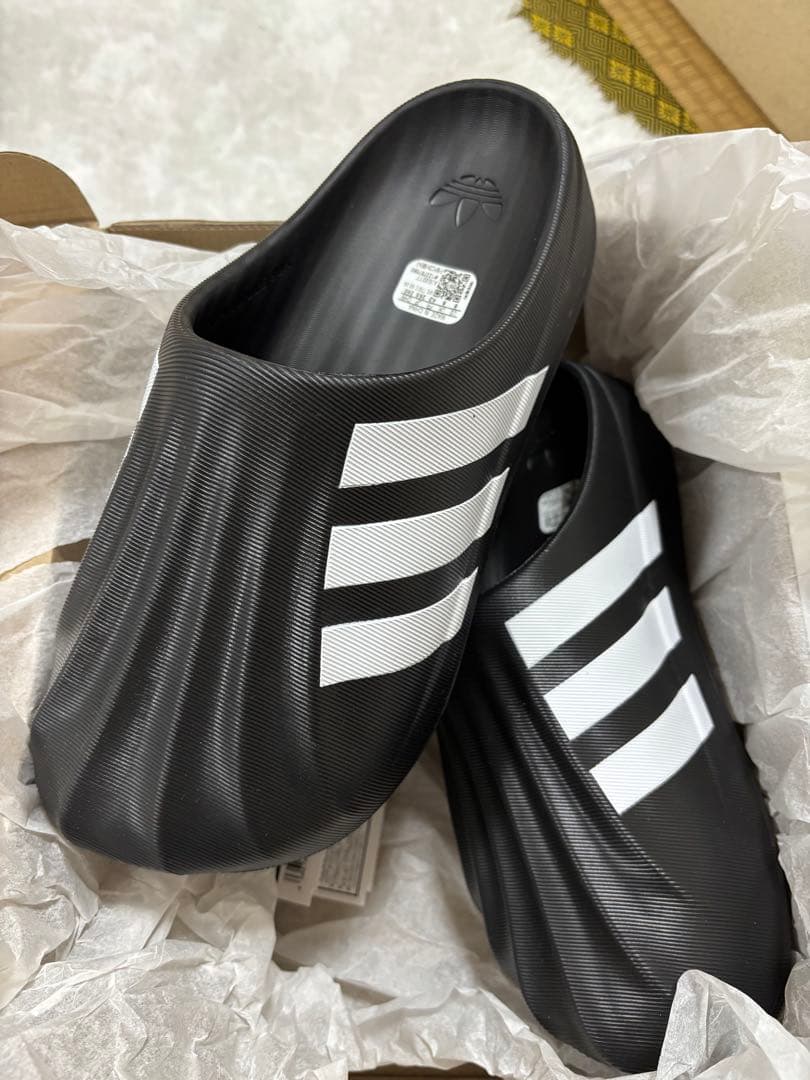 adidas サボサンダル IG8277 265mm 黒白