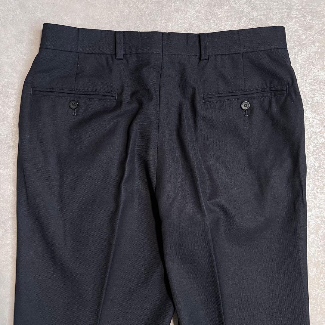 【美品】ブルックスブラザーズ スーツセットアップ ネイビー無地 秋冬 37S