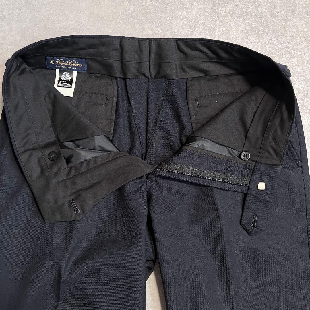 【美品】ブルックスブラザーズ スーツセットアップ ネイビー無地 秋冬 37S