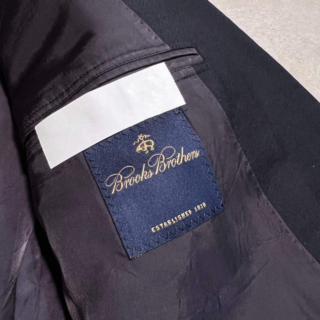 【美品】ブルックスブラザーズ スーツセットアップ ネイビー無地 秋冬 37S