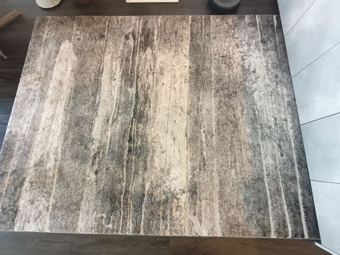 プレーベル　ラグ　アストラ　グレー　約250cm x 200cm