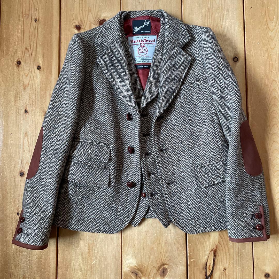 Harris Tweed ×beams boy ジャケットベストセット