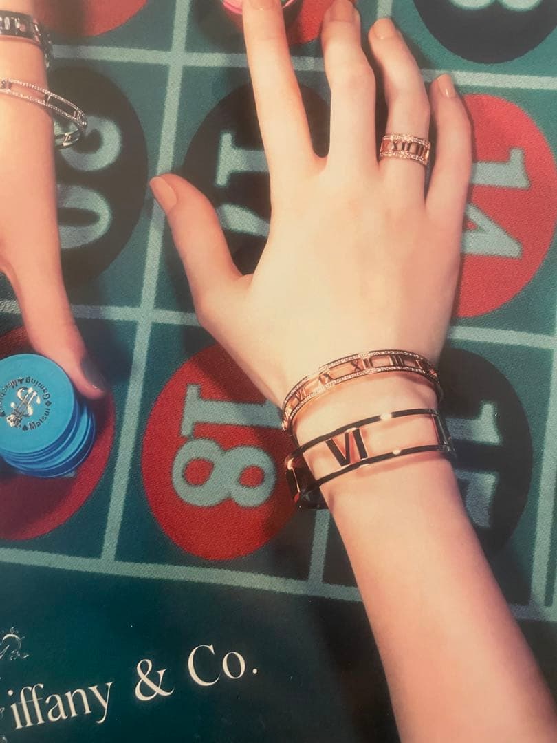 貴重　Tiffany & Co. オープンアトラス バングル 925シルバー