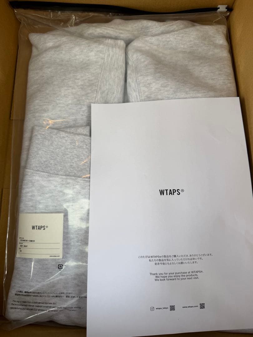 WTAPS Champion Academy Crew Neck グレー XL