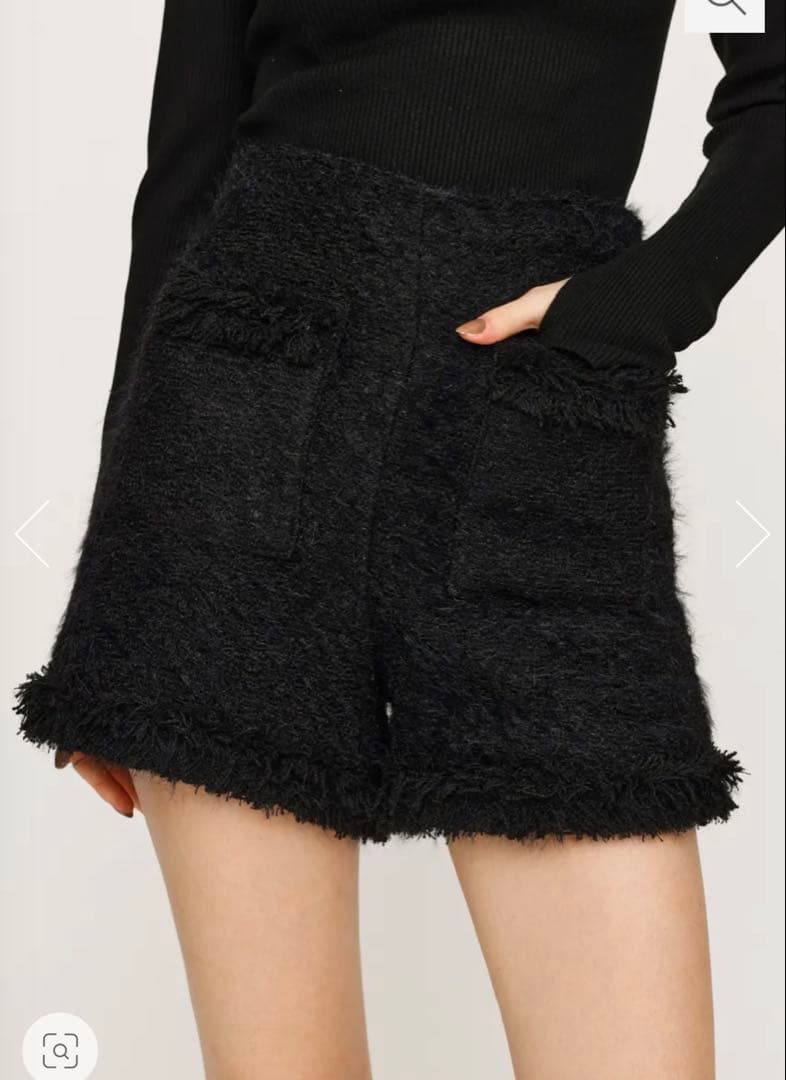 SLY FLUFFY TWEED ショートパンツ