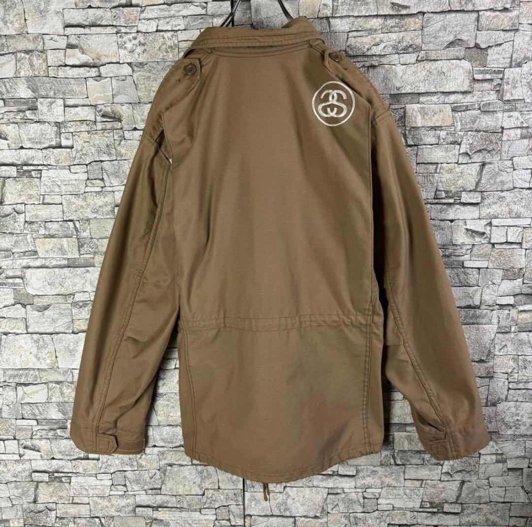 【超希少25周年記念M-65,】STUSSY ALPHA コラボ ジャケット
