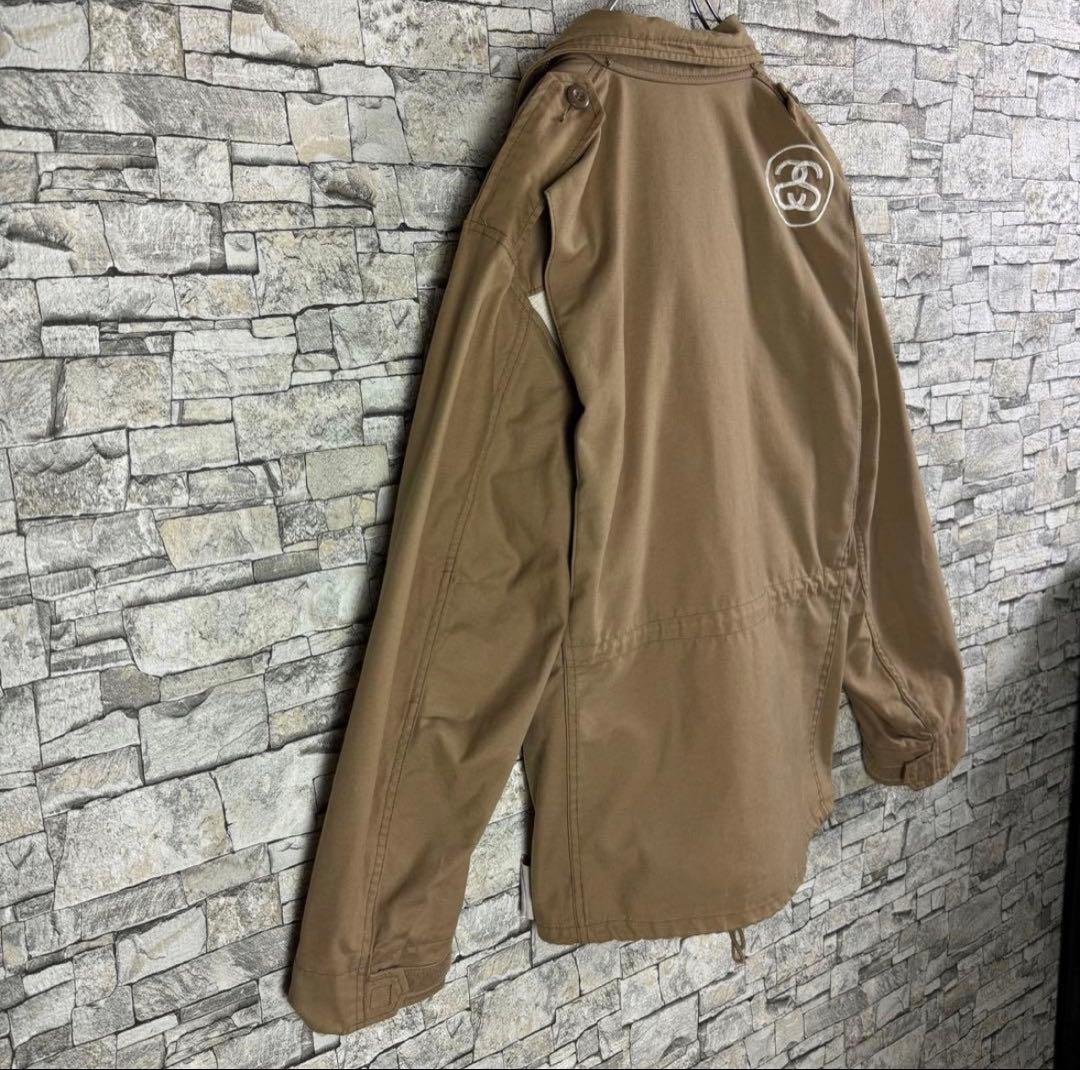 【超希少25周年記念M-65,】STUSSY ALPHA コラボ ジャケット
