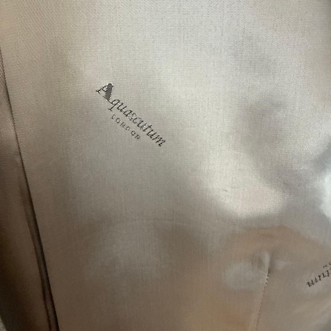 極美品★Aquascutum カシミア100%ジャケット8号