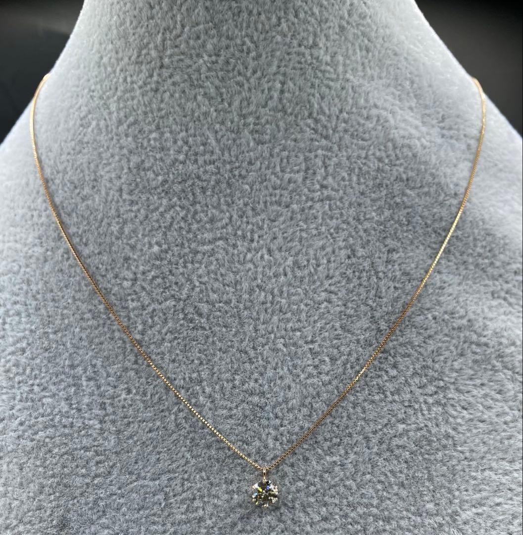 専用JA109★高級 ダイヤモンド0.33ct K18PG ネックレス