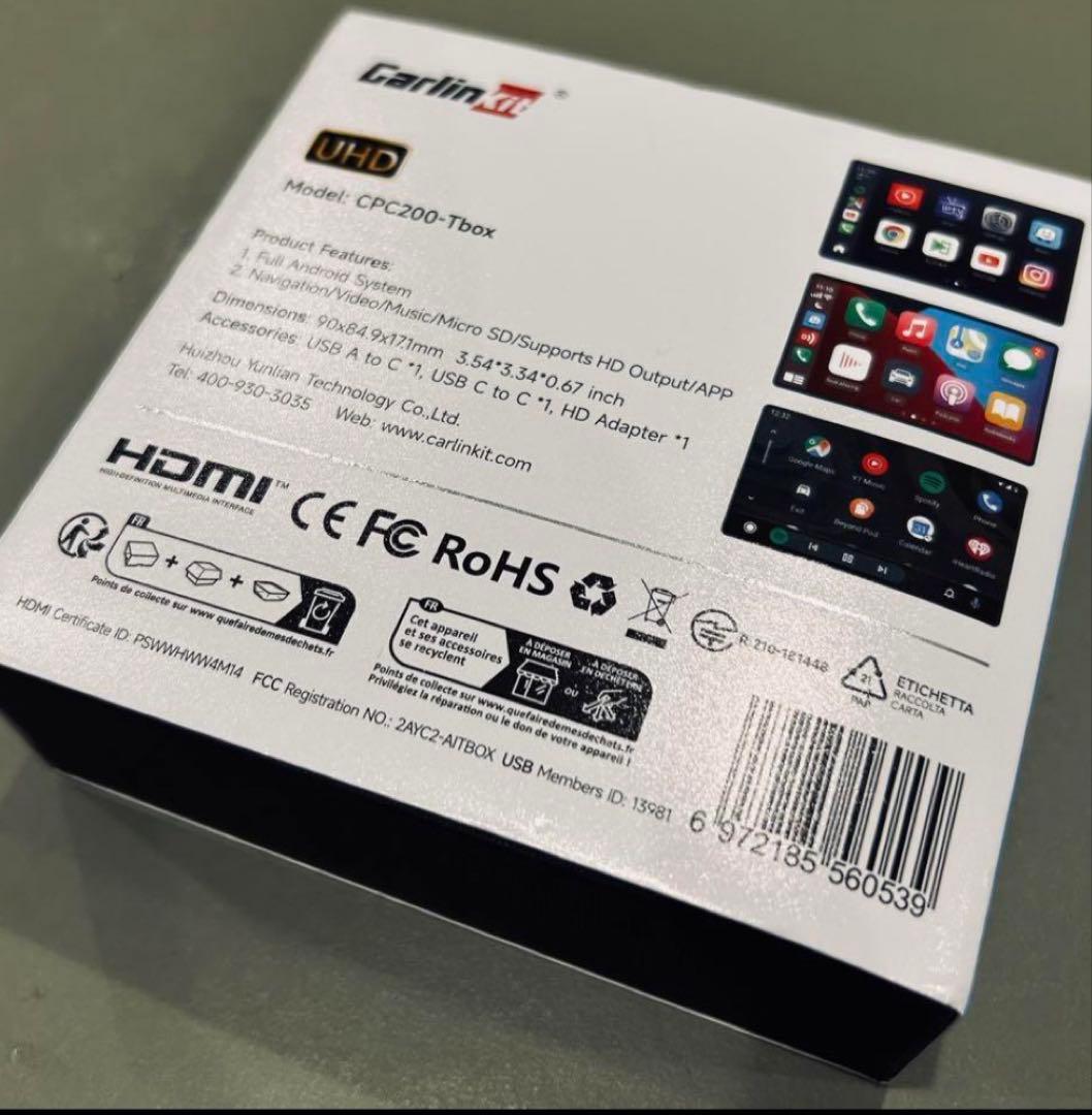 新春セール　未開封 CarlinKit Aibox 6225カーリンキット