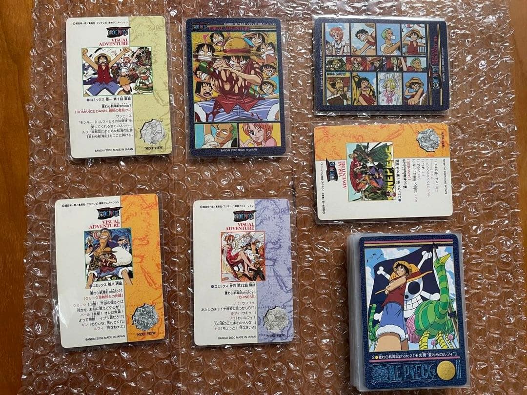 ワンピースビジュアルアドベンチャー　第一弾フルコンプ42枚＋38枚　80枚セット